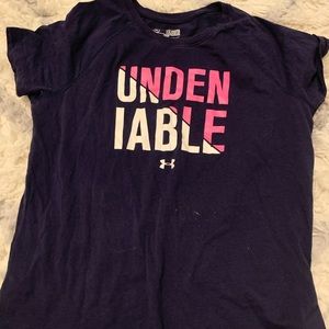 ua girls tee